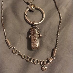 Brighton Heart Charm Reversible Badge Clip